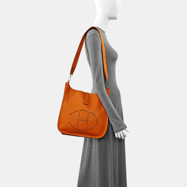 Evelyne 32 Epsom Orange
