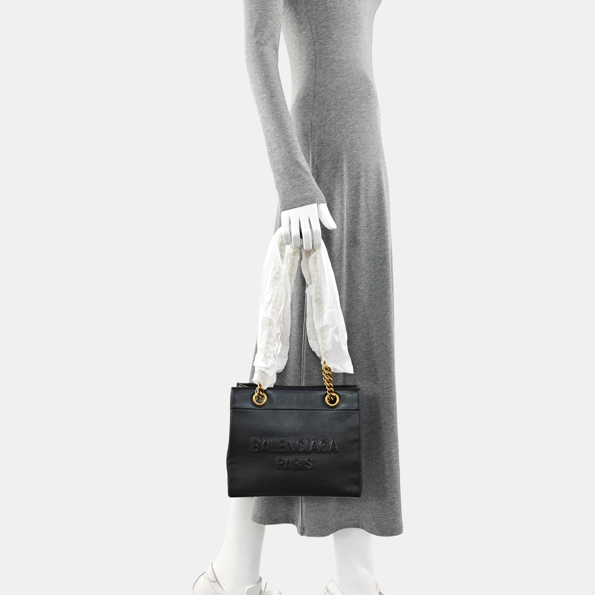 DUTY FREE North-South Calfskin Black
