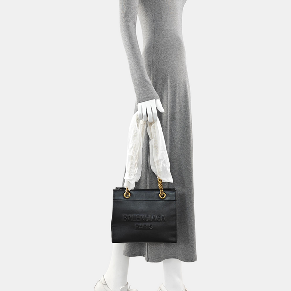 DUTY FREE North-South Calfskin Black