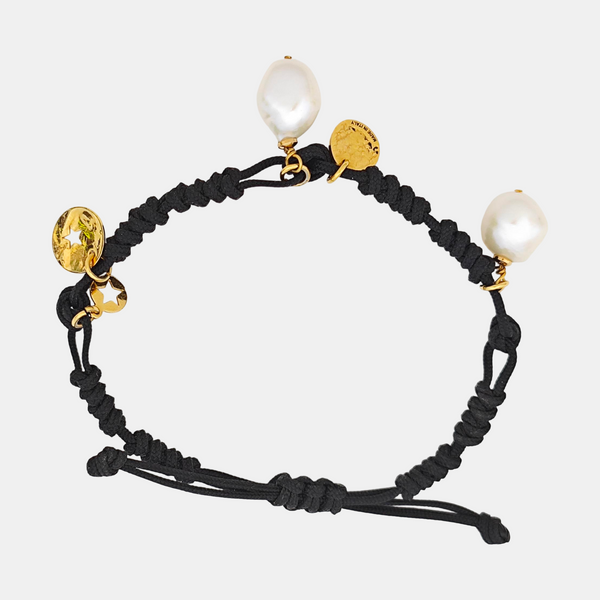 Fabric Black Bracelet