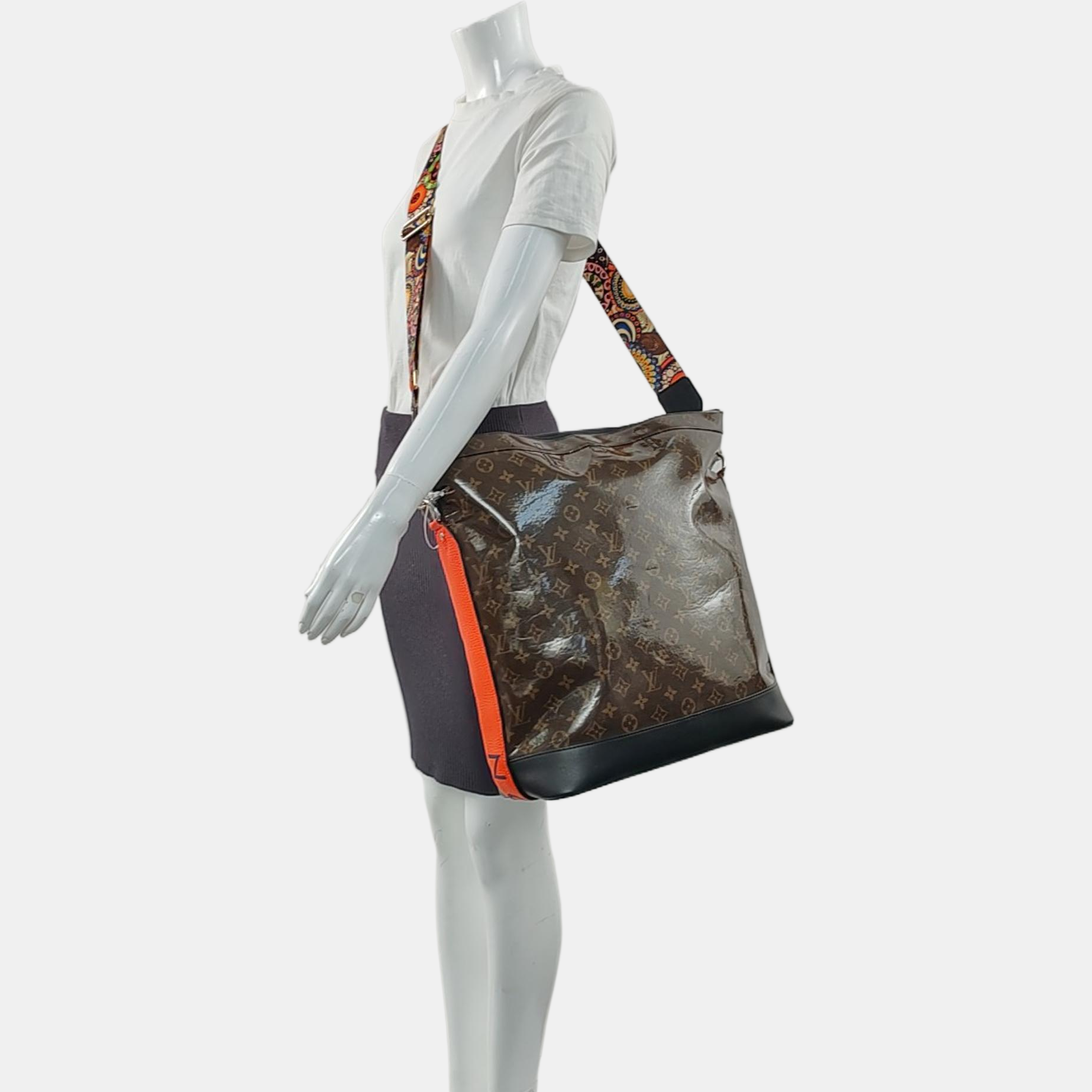 EXPLORER Monogram Coated Canvas Brown