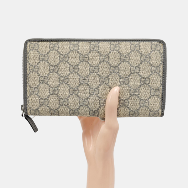 Monogram Coated Canvas Wallet Beige