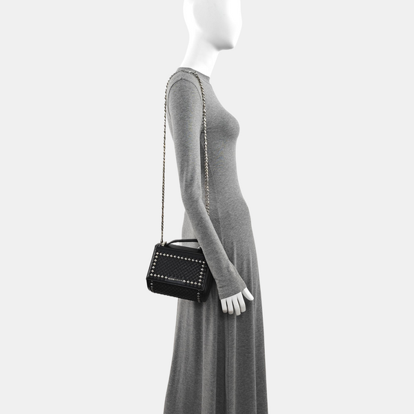 Calfskin Shoulder Bag Black
