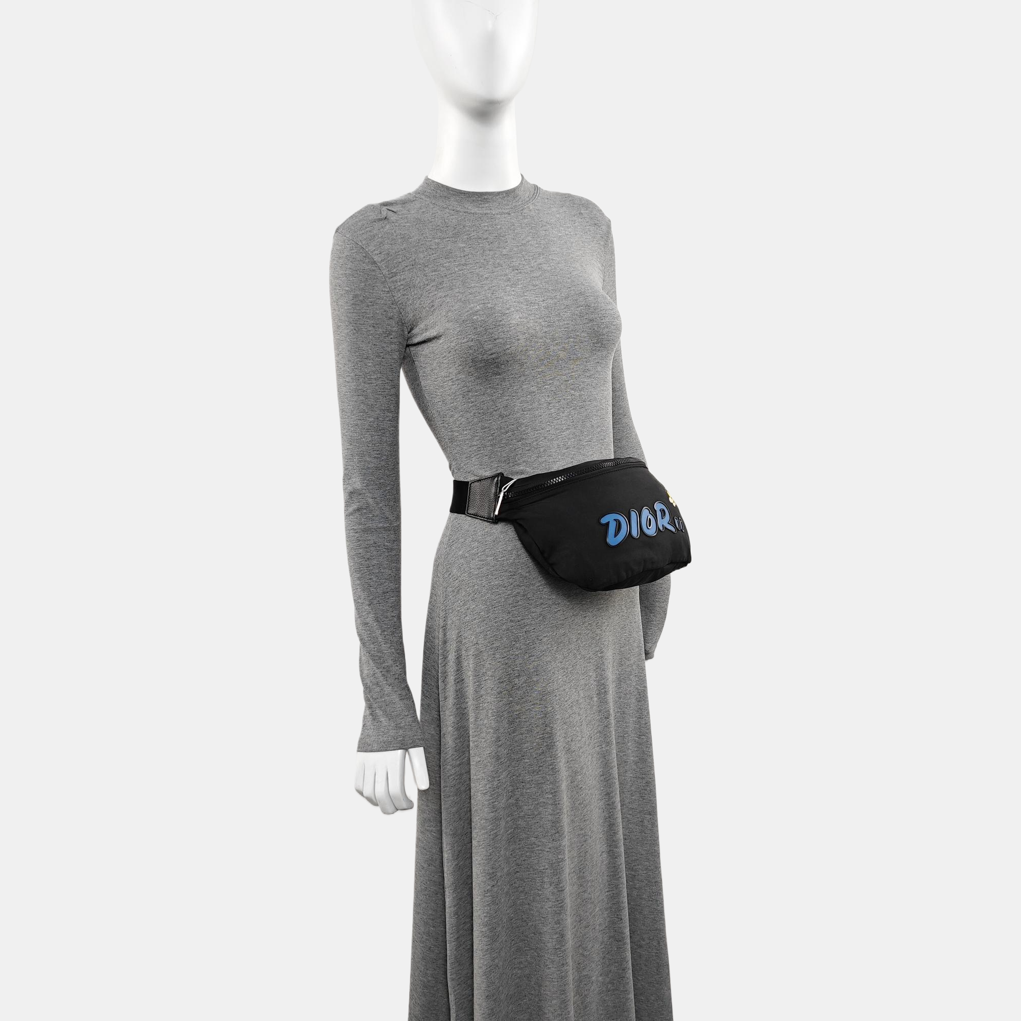 Fabric Belt Bag Black