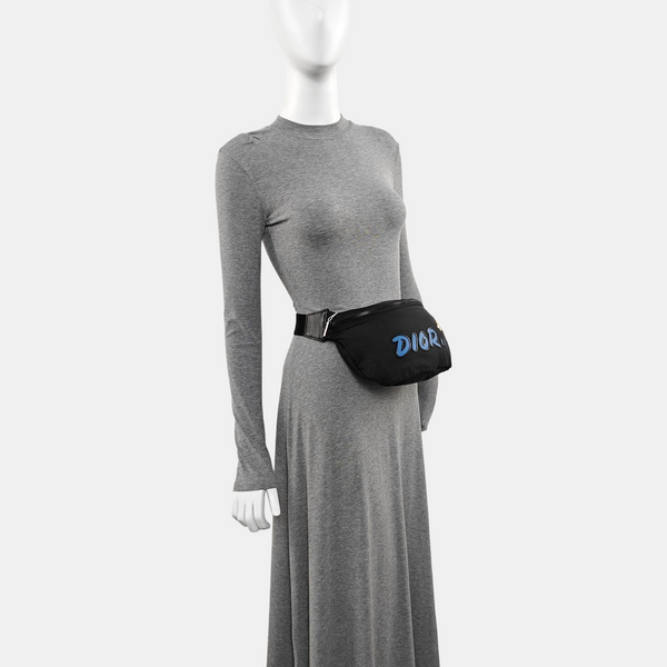 Fabric Belt Bag Black
