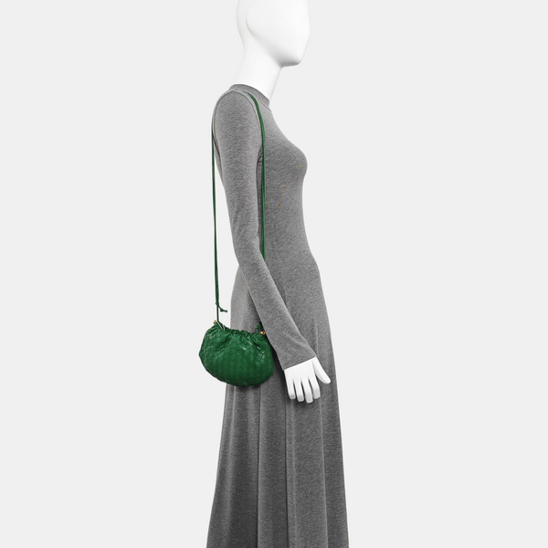 Lambskin Shoulder Bag Green