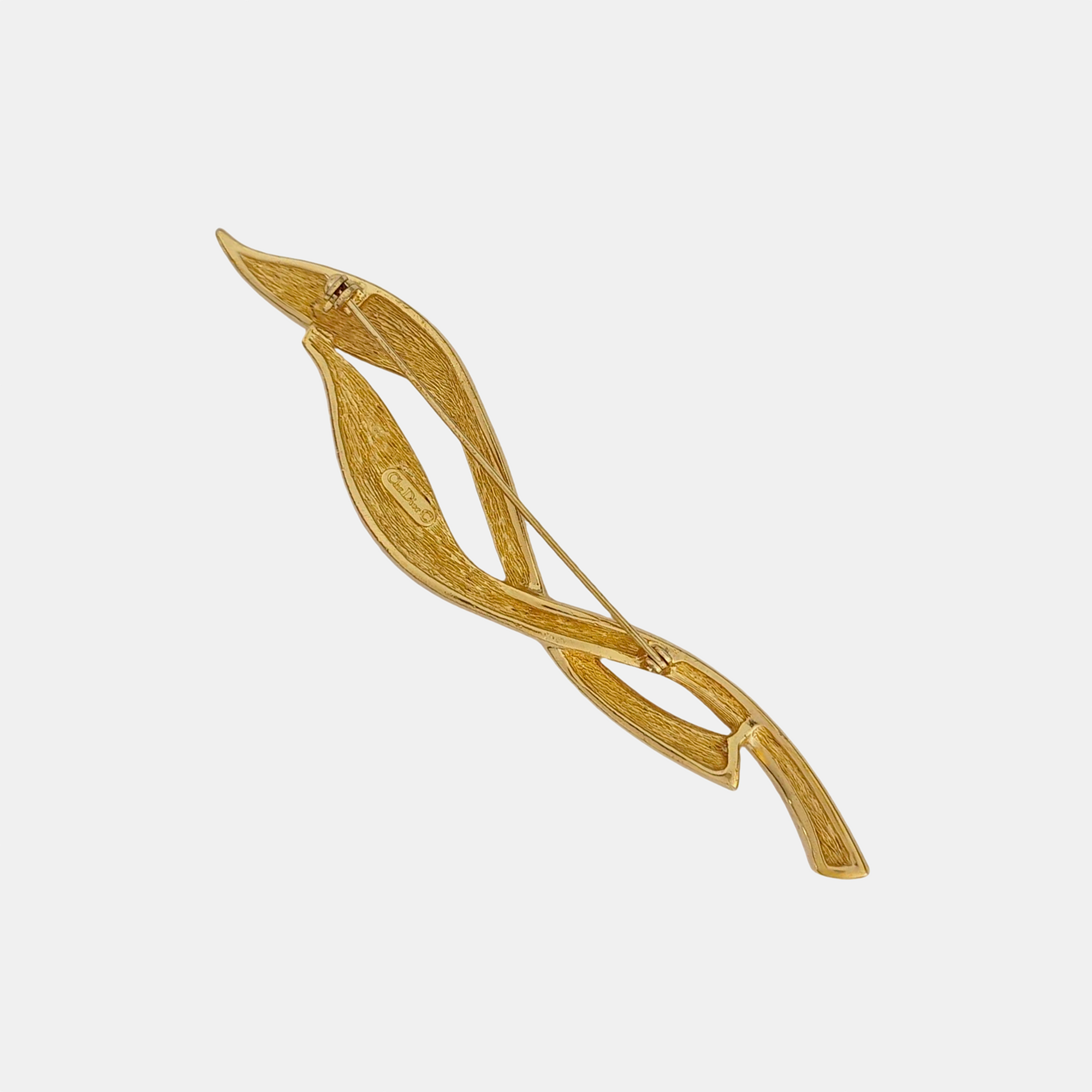 Metal Gold Brooch