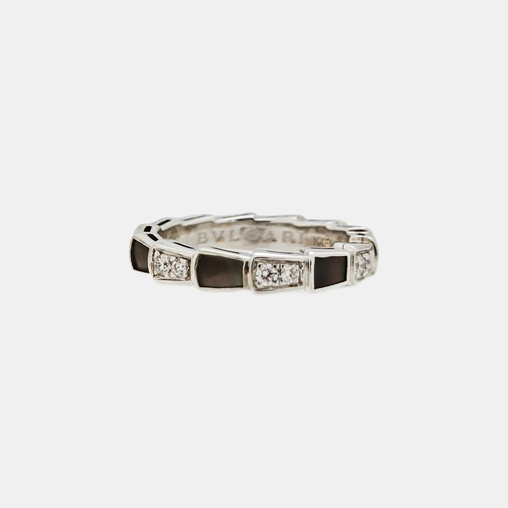 SERPENTI 18k Gold Silver Ring EU 51