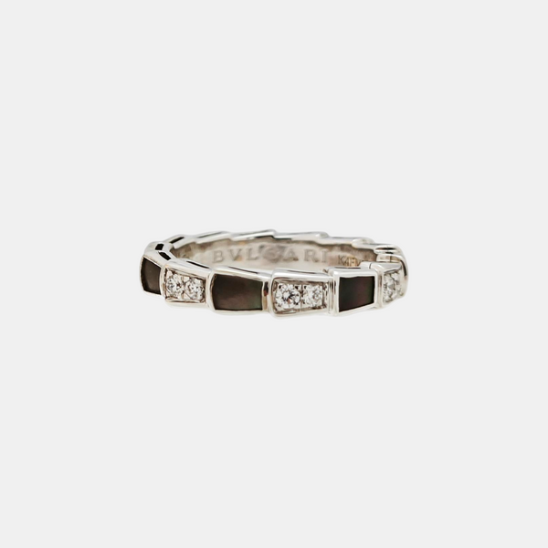 SERPENTI 18k Gold Silver Ring EU 51