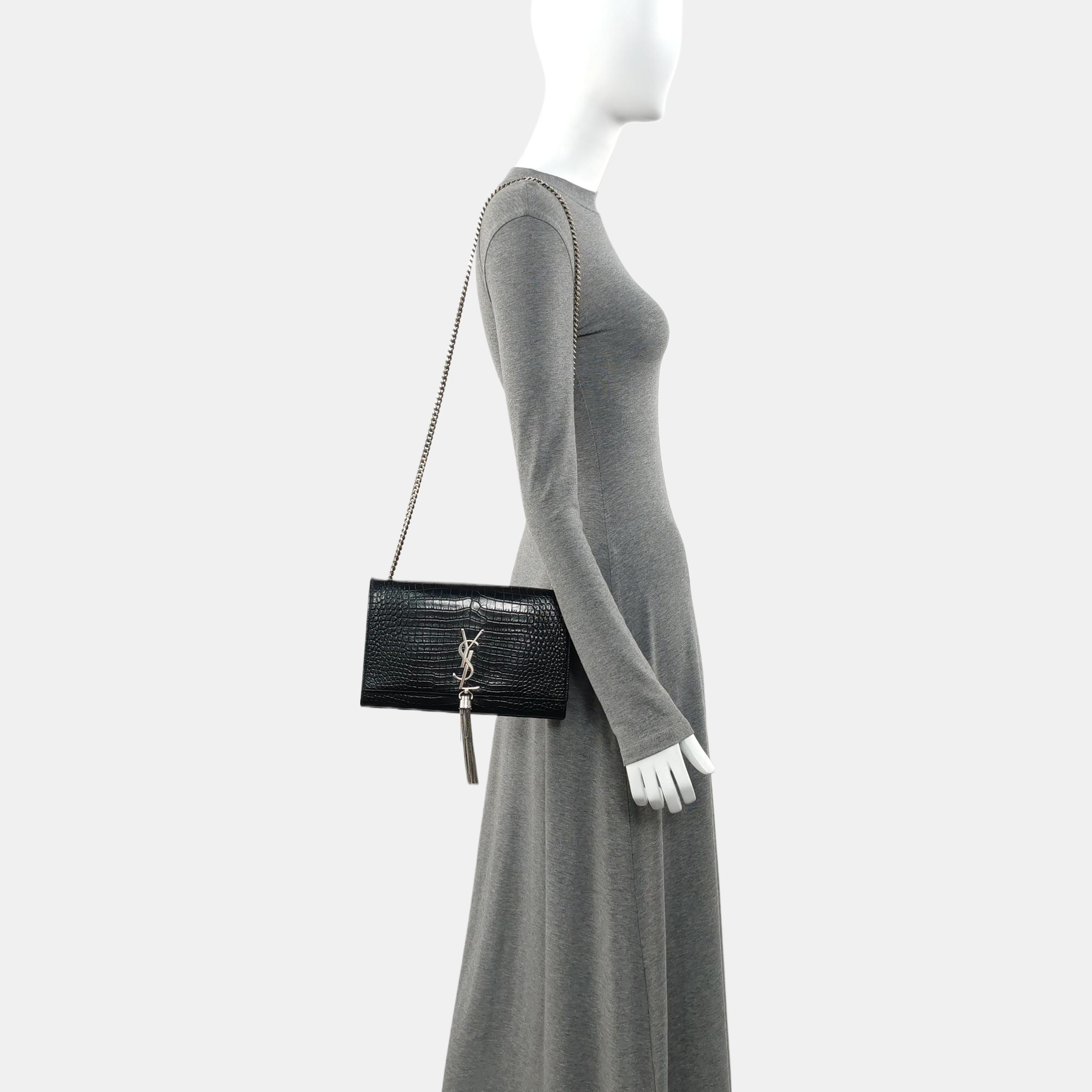 KATE Medium Calfskin Black