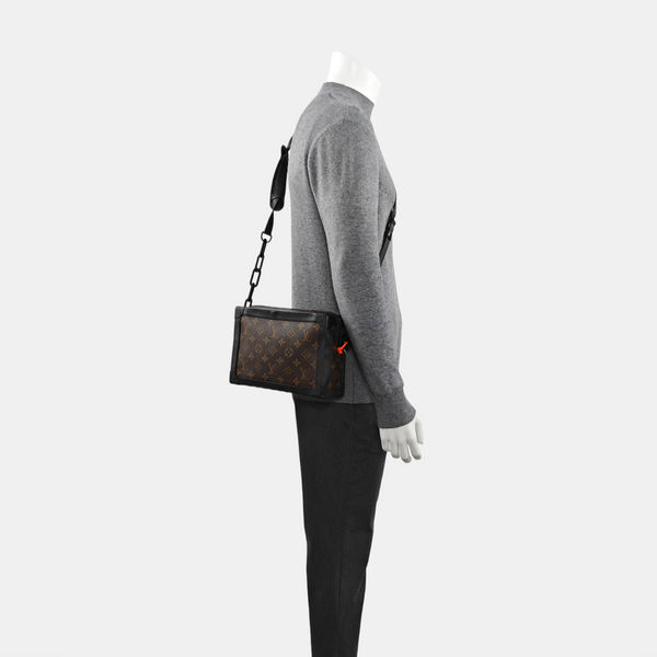 SOFT TRUNK Monogram Coated Canvas Brown
