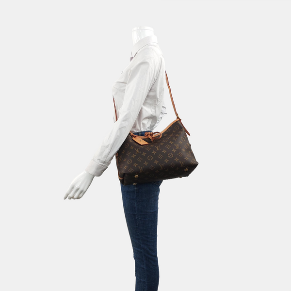 CARRYALL PM Monogram Coated Canvas Brown