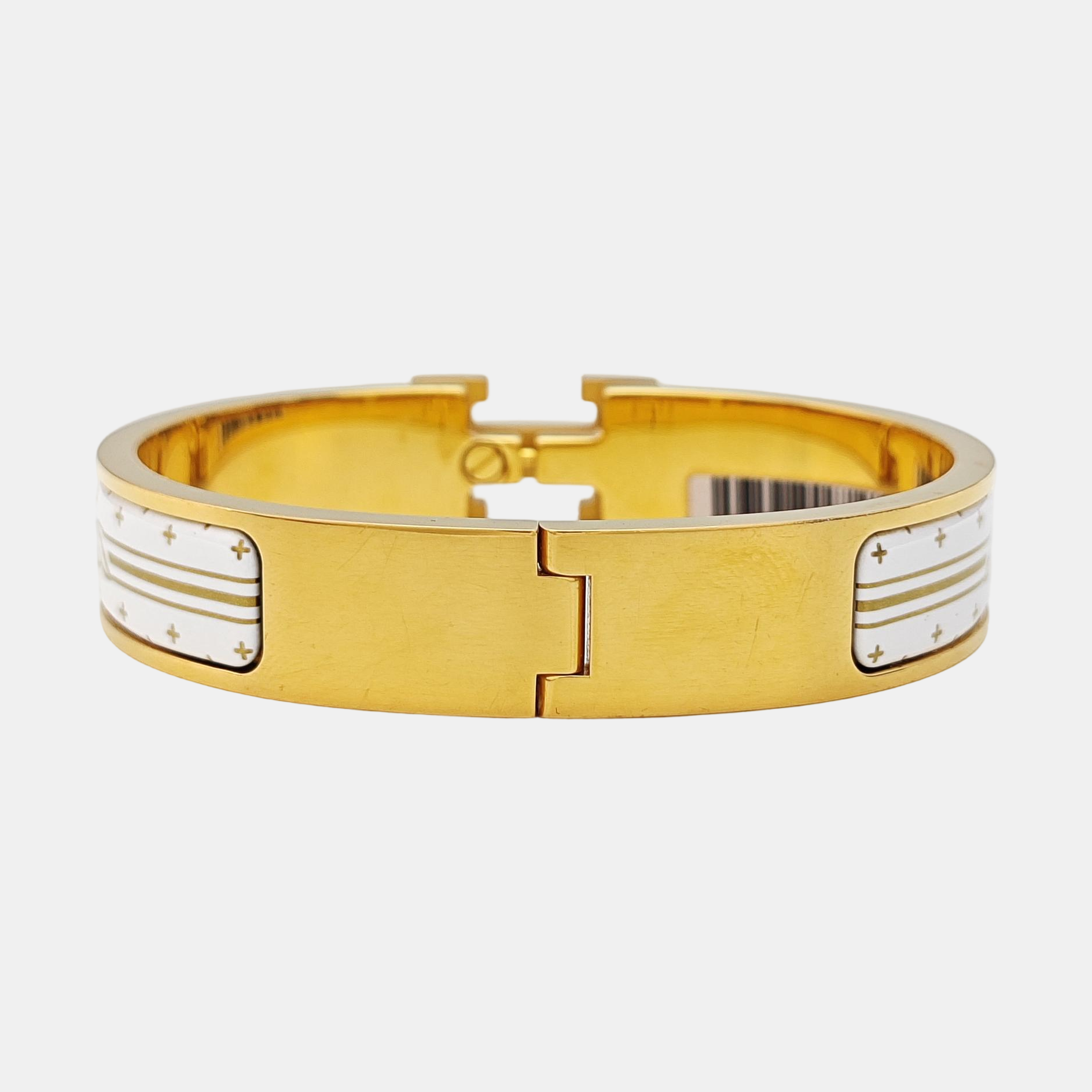Clic H Metal Gold Bangle