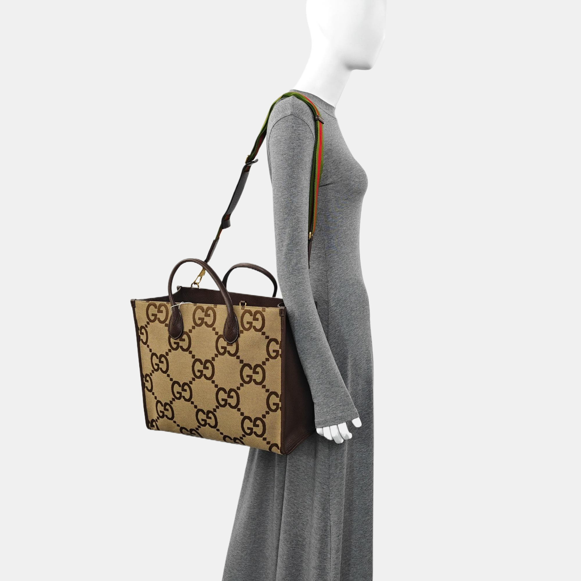 Jumbo Monogram Canvas Beige