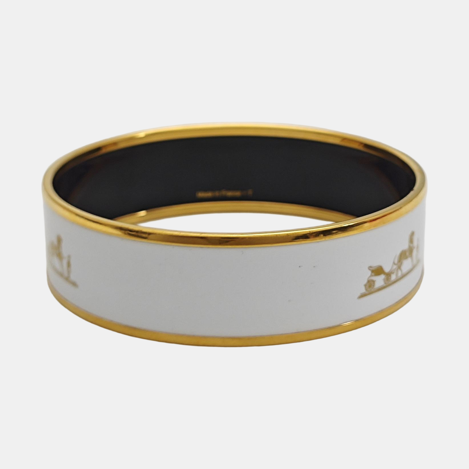 Email Ceramic White Bangle