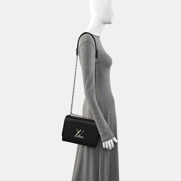 Authenticated pre-owned  TWIST MM Epi Black - Crossbody Bag at Looply
