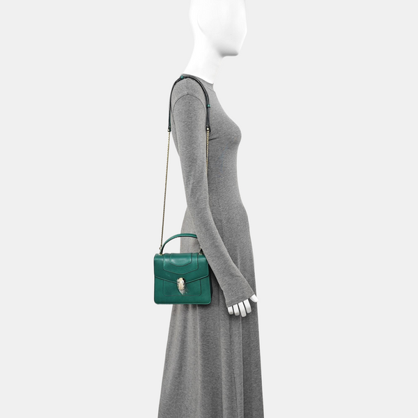 SERPENTI FOREVER Calfskin Green