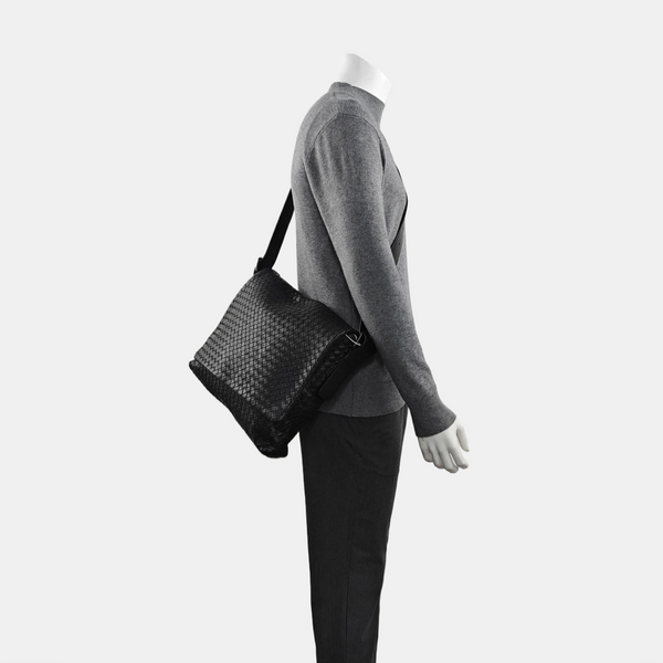 Calfskin Shoulder Bag Black