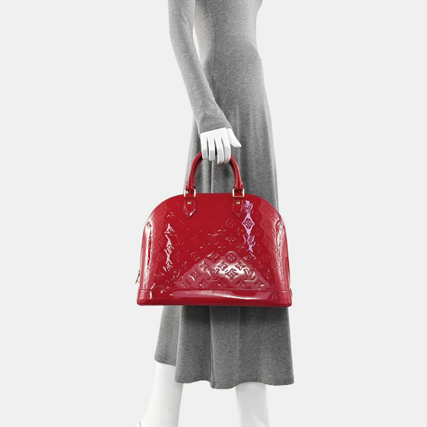 ALMA MM Patent Leather Red