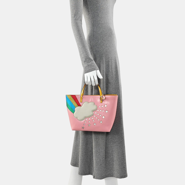 Calfskin Tote Bag Pink