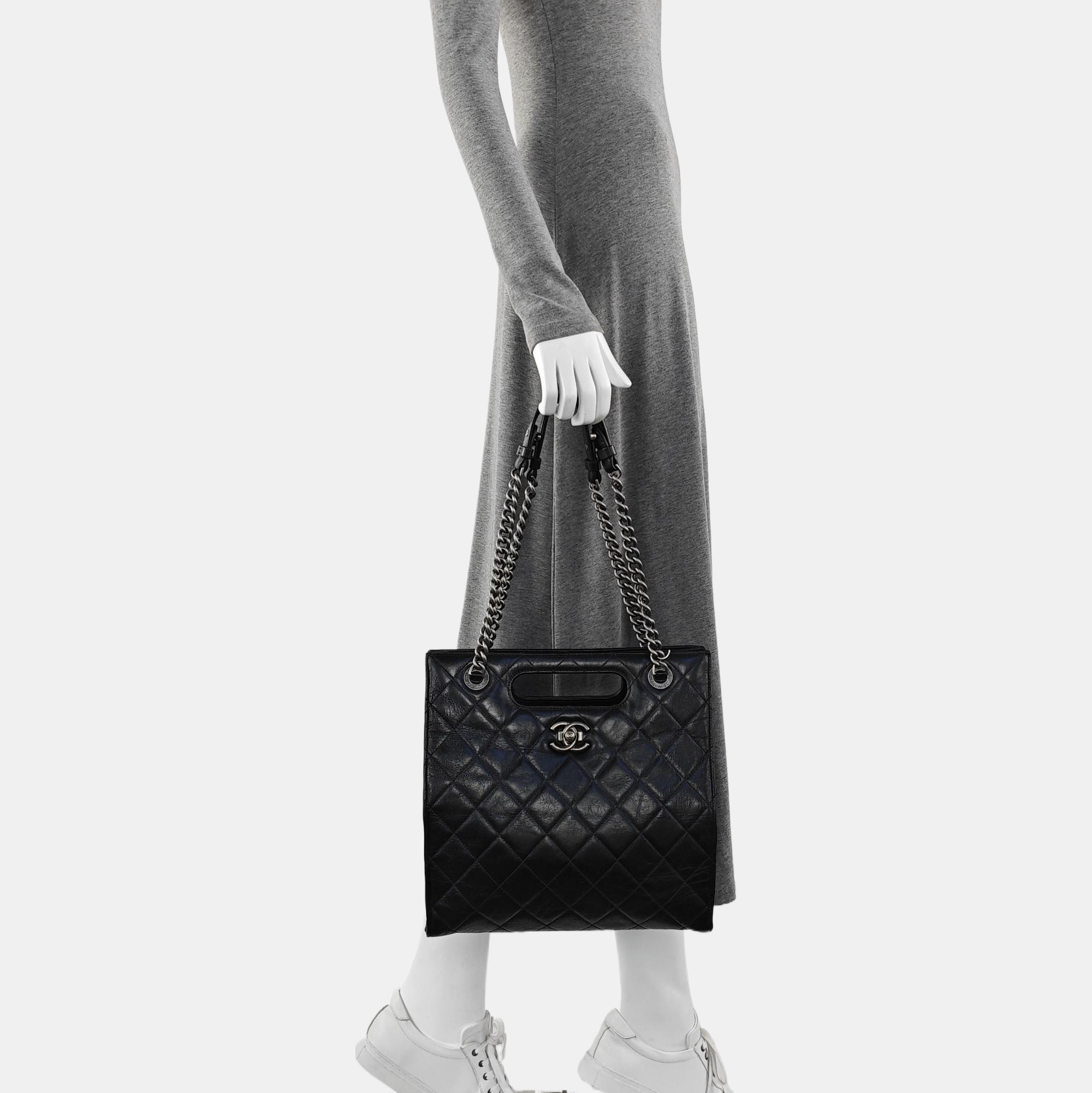 Quilted Calfskin Black