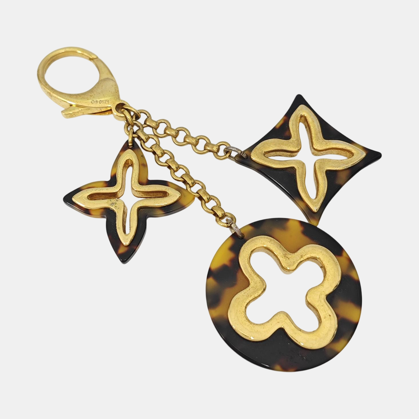 Metal Bag Charm Gold