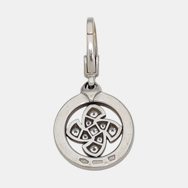 18k White Gold Silver Pendant