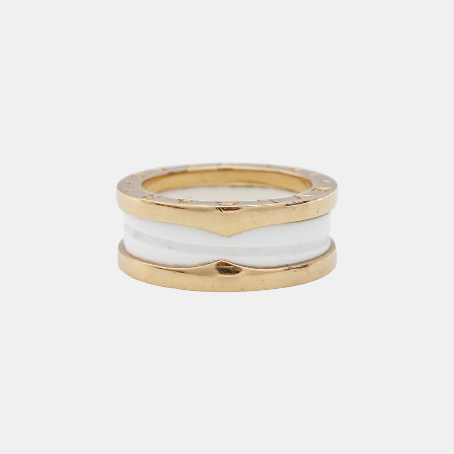 B.ZERO1 18k Rose Gold Ring EU 52