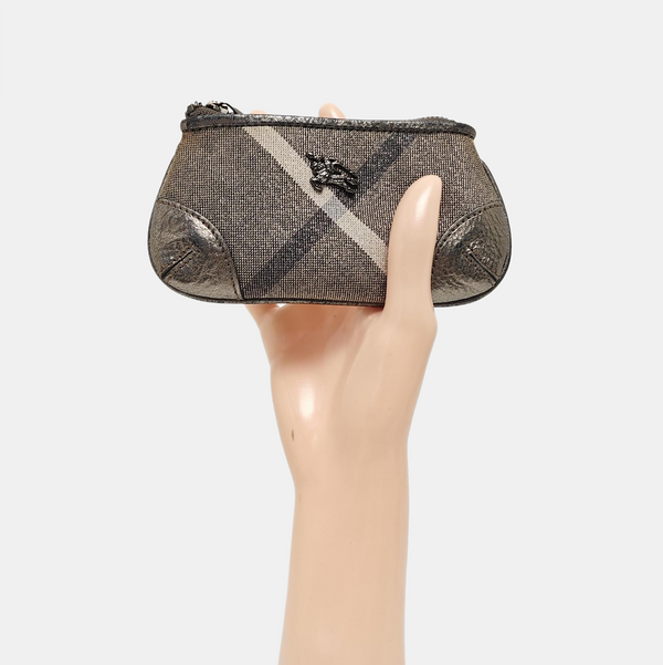 Canvas Clutch Gray