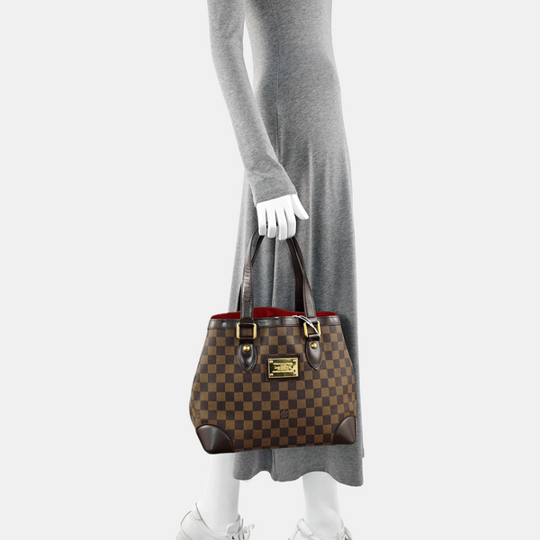HAMPSTEAD PM Damier Ebene Coated Canvas Brown