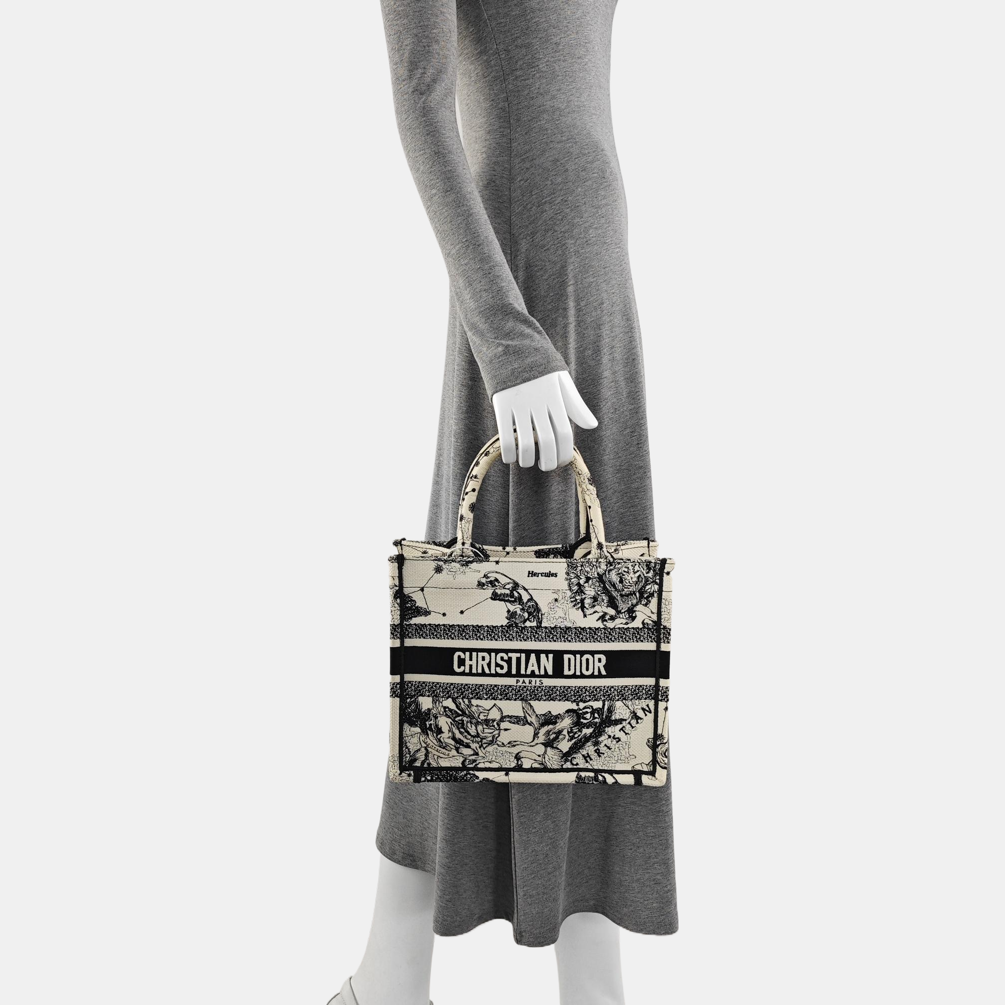 Book Tote Small Canvas White