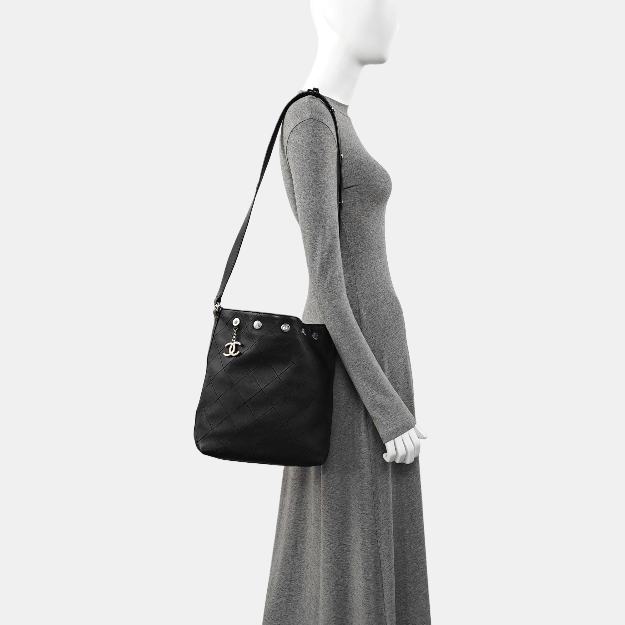 Quilted Lambskin Black