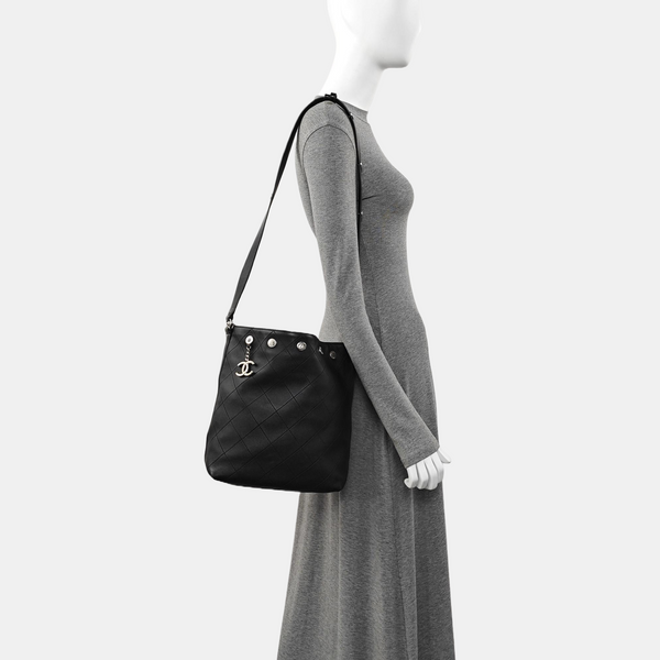 Quilted Lambskin Black