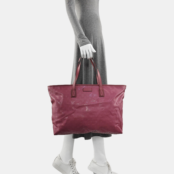 GG Imprime Monogram Coated Canvas Pink