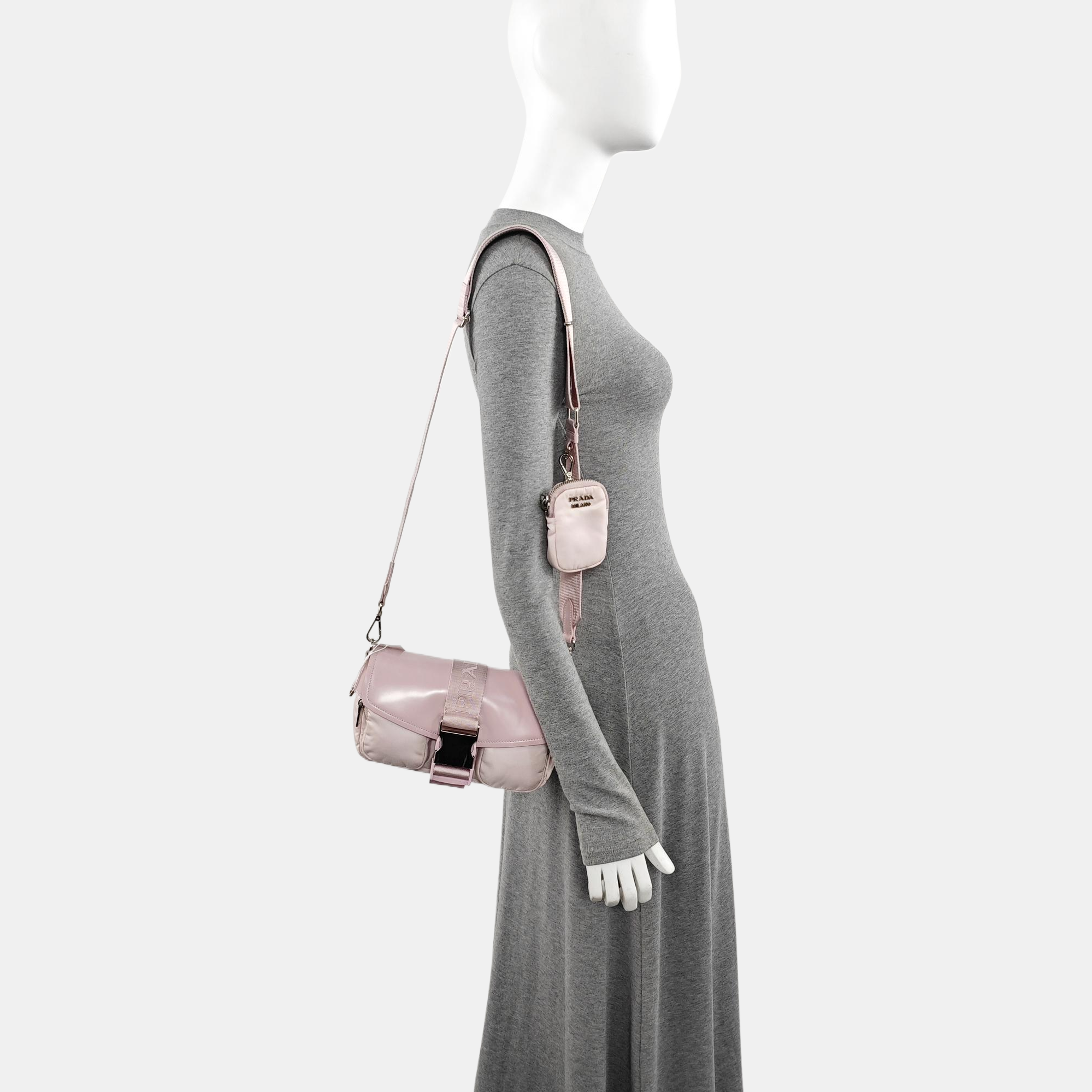 Calfskin Shoulder Bag Pink