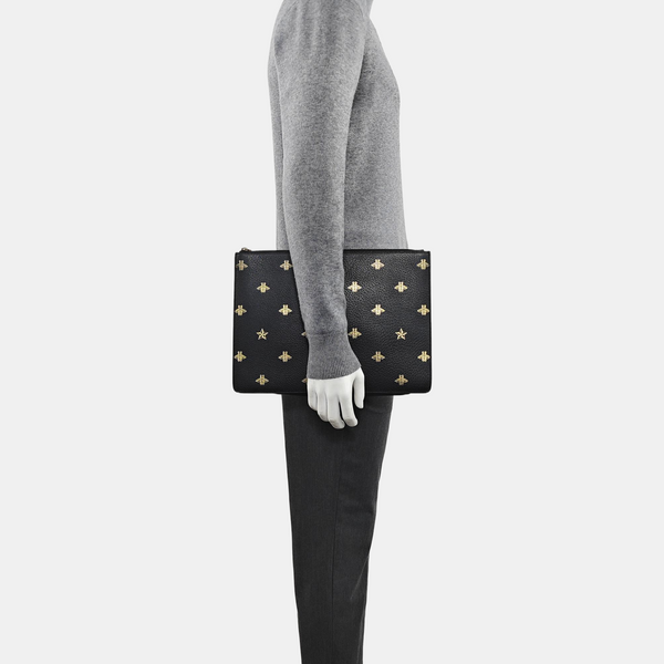 Calfskin Clutch Black