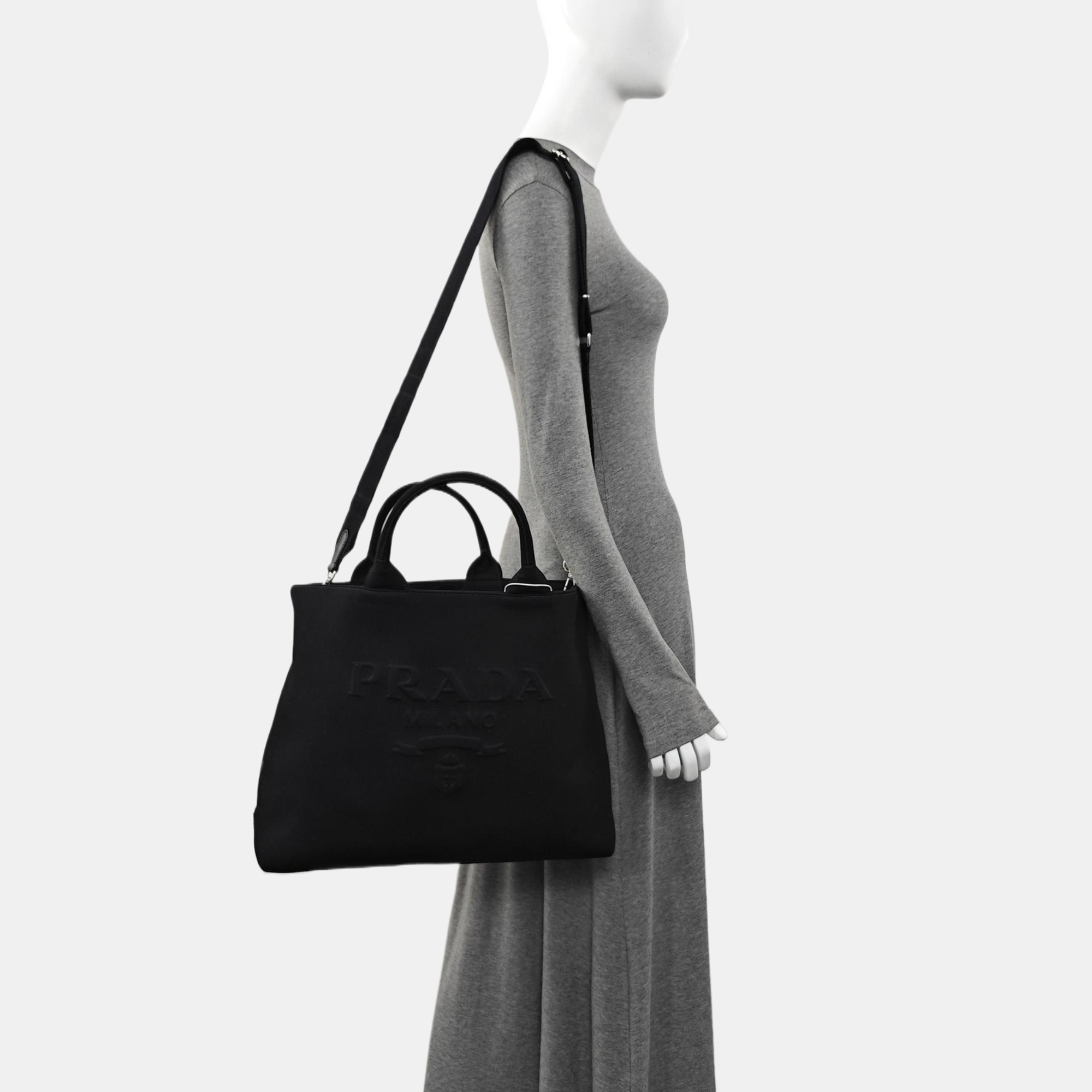 Fabric Tote Bag Black
