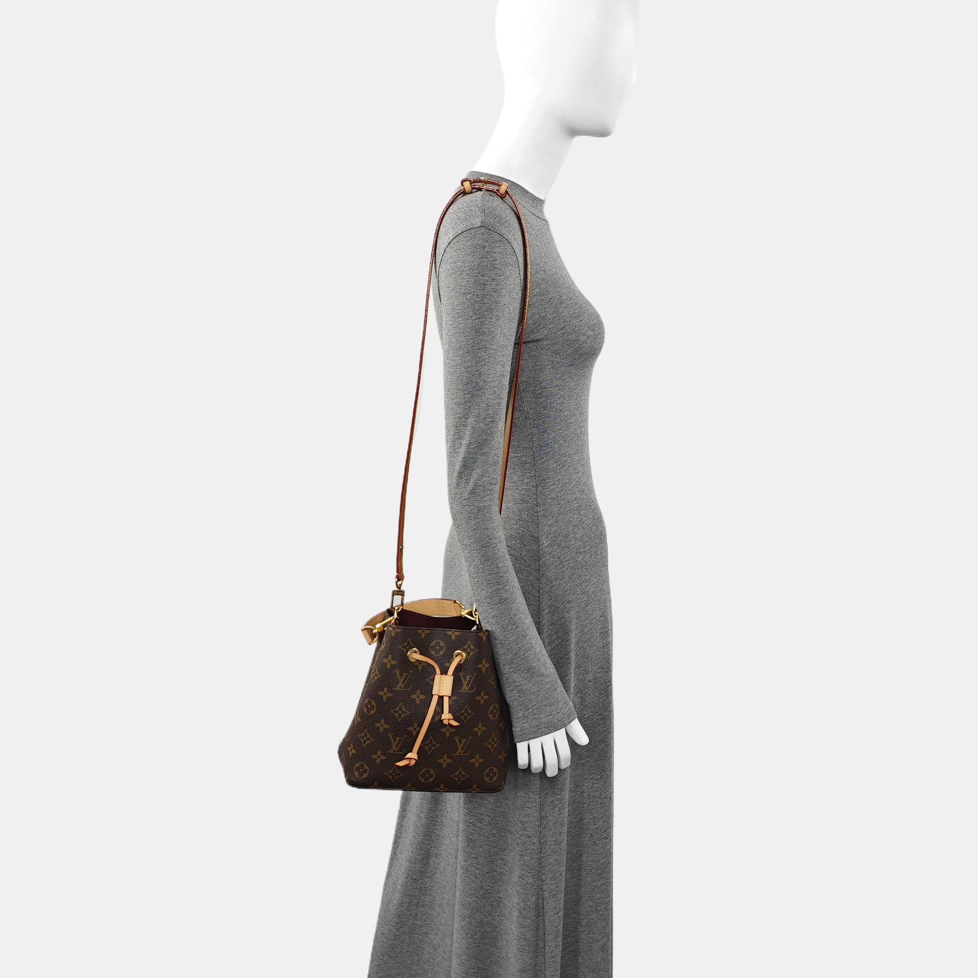 NÉONOÉ BB Monogram Coated Canvas Brown