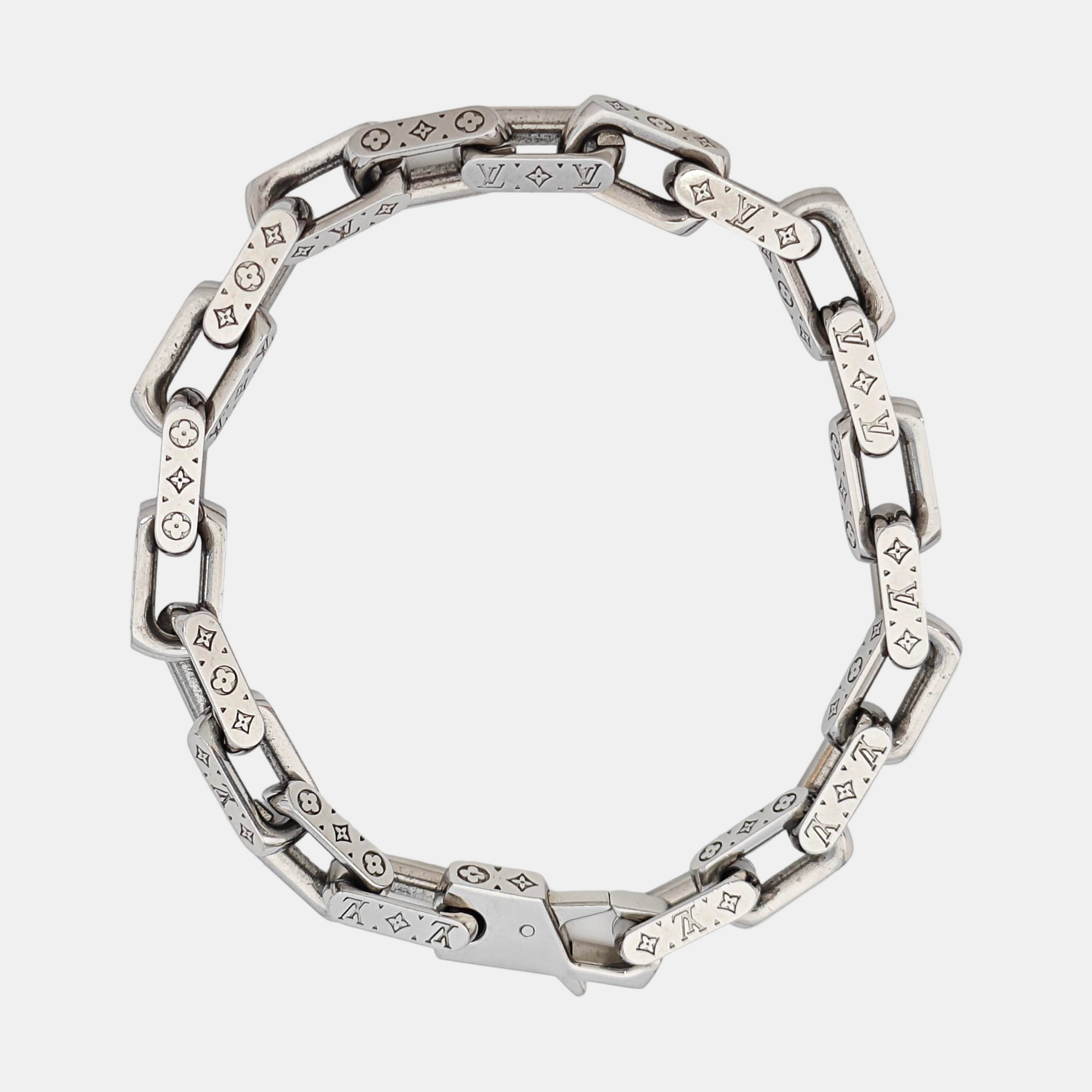 MONOGRAM Metal Silver Bracelet