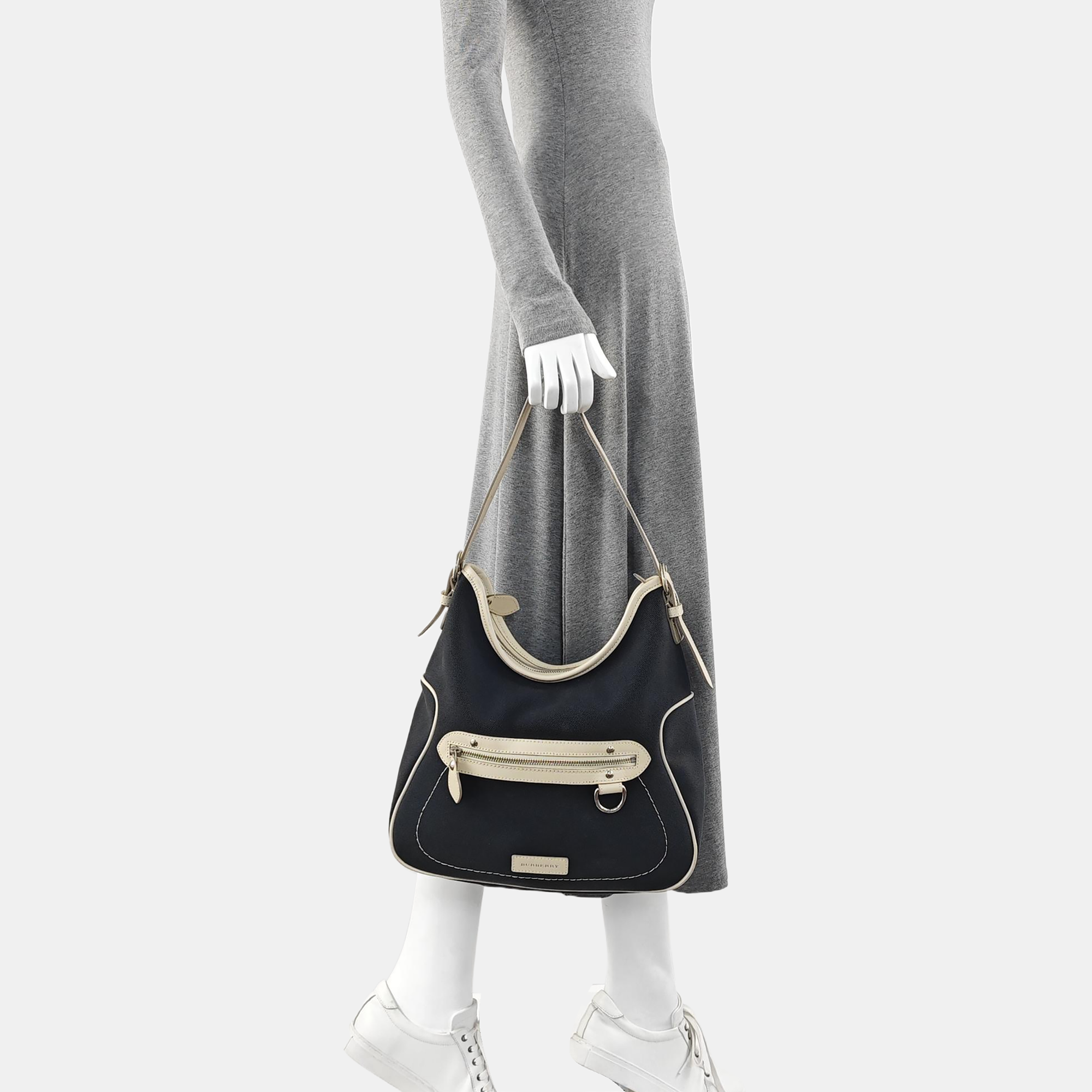 Canvas Shoulder Bag Black