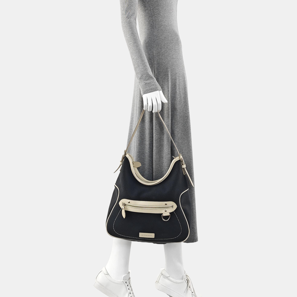 Canvas Shoulder Bag Black