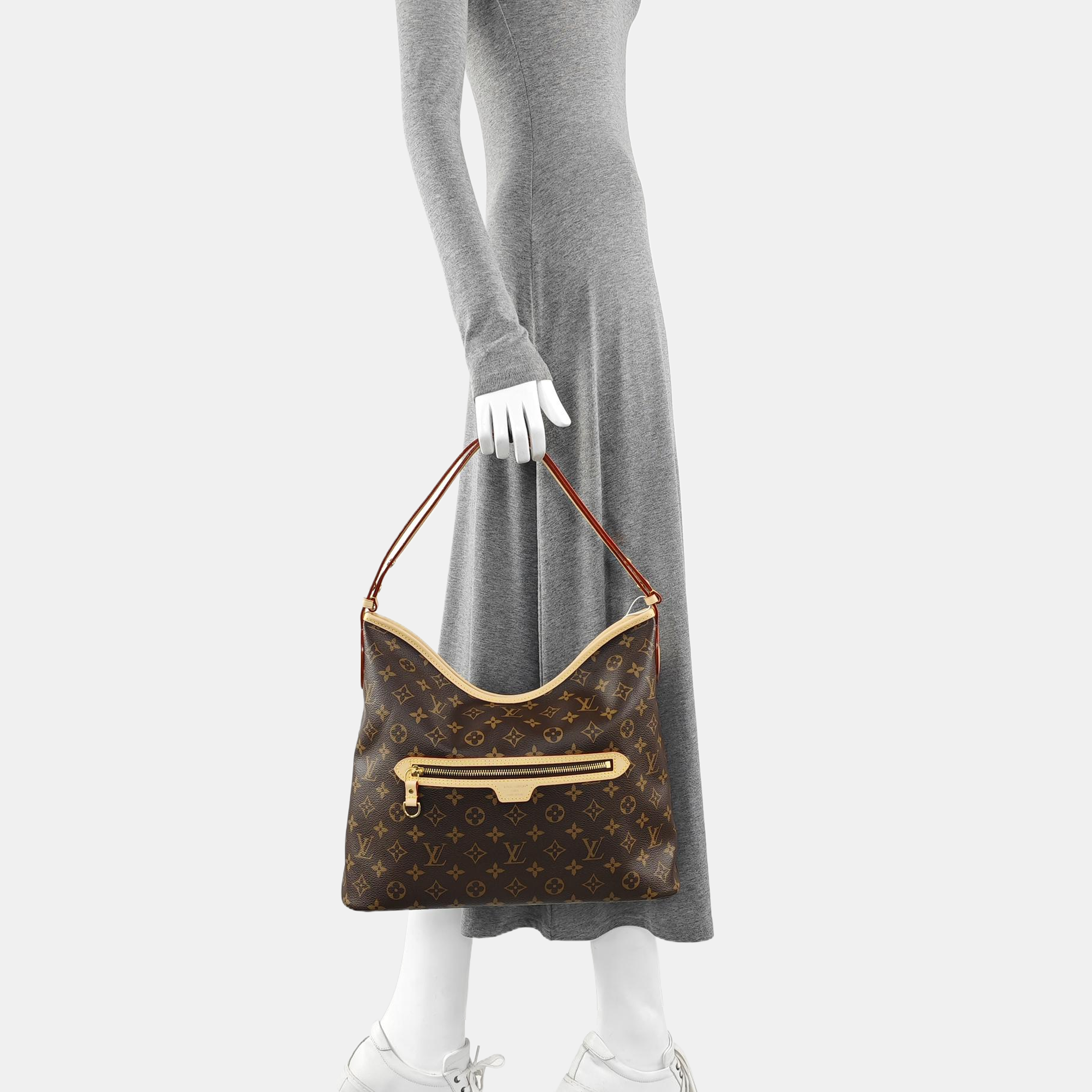Line Up Monogram Coated Canvas Brown