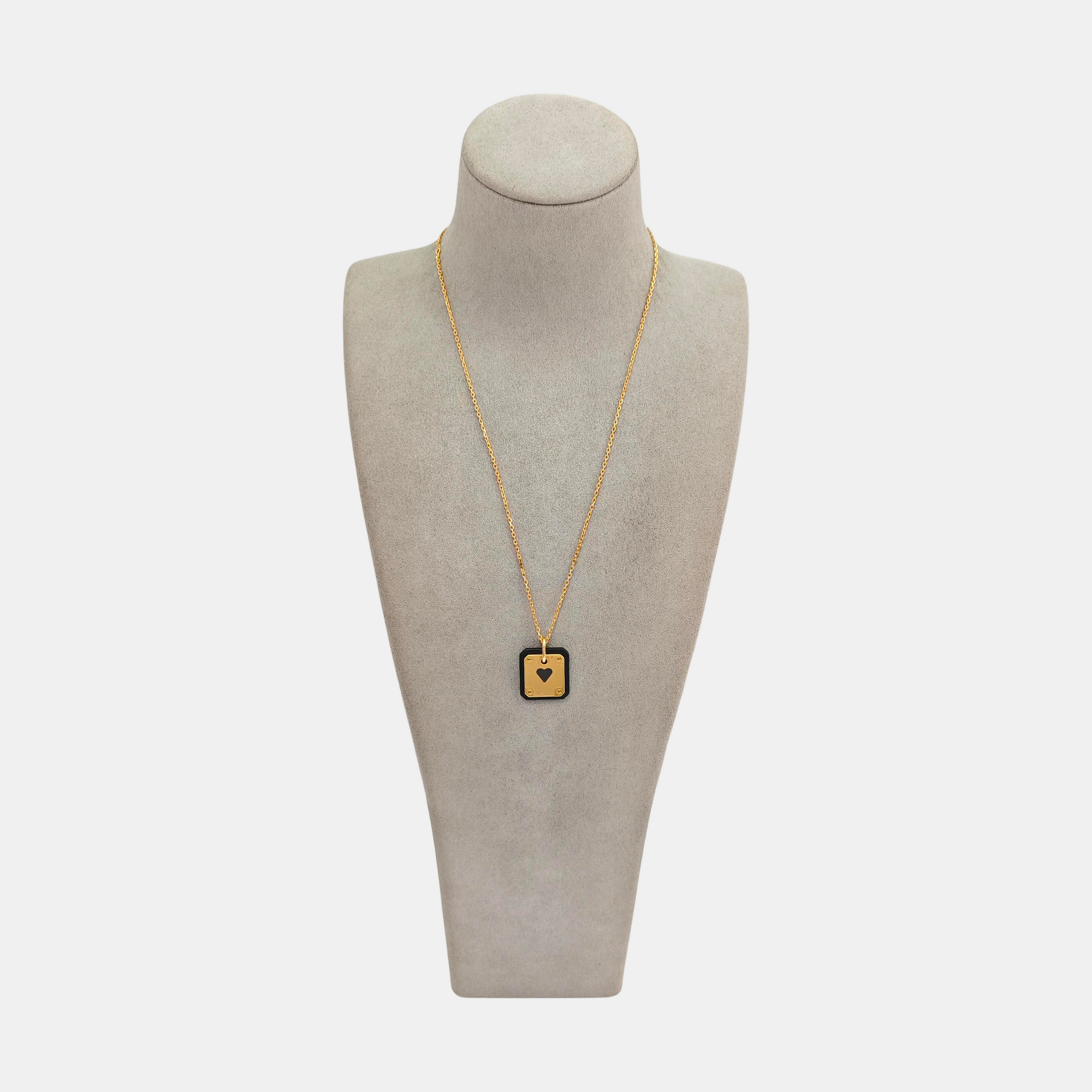 As De Coeur Metal Rose Gold Necklace