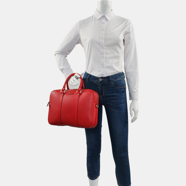 Signature Calfskin Red