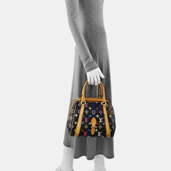 LV × TM PRISCILLA Monogram Coated Canvas Black