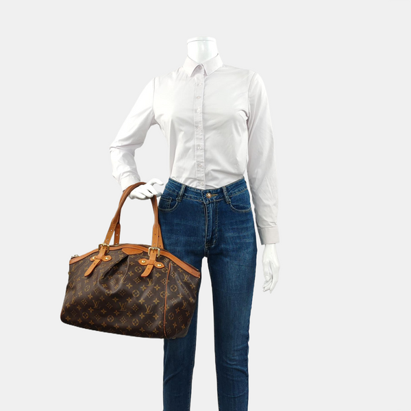 TIVOLI GM Monogram Coated Canvas Brown