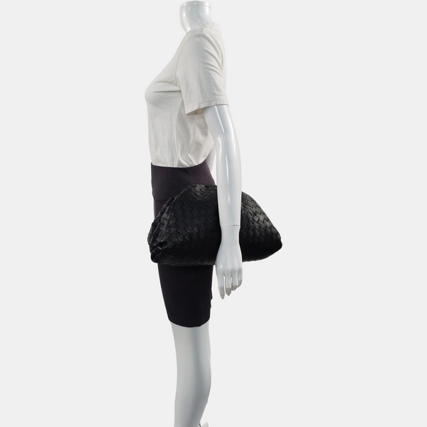 The Pouch Large Lambskin Black