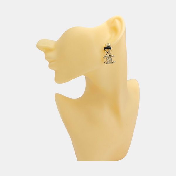 Metal Gold Stud Earrings