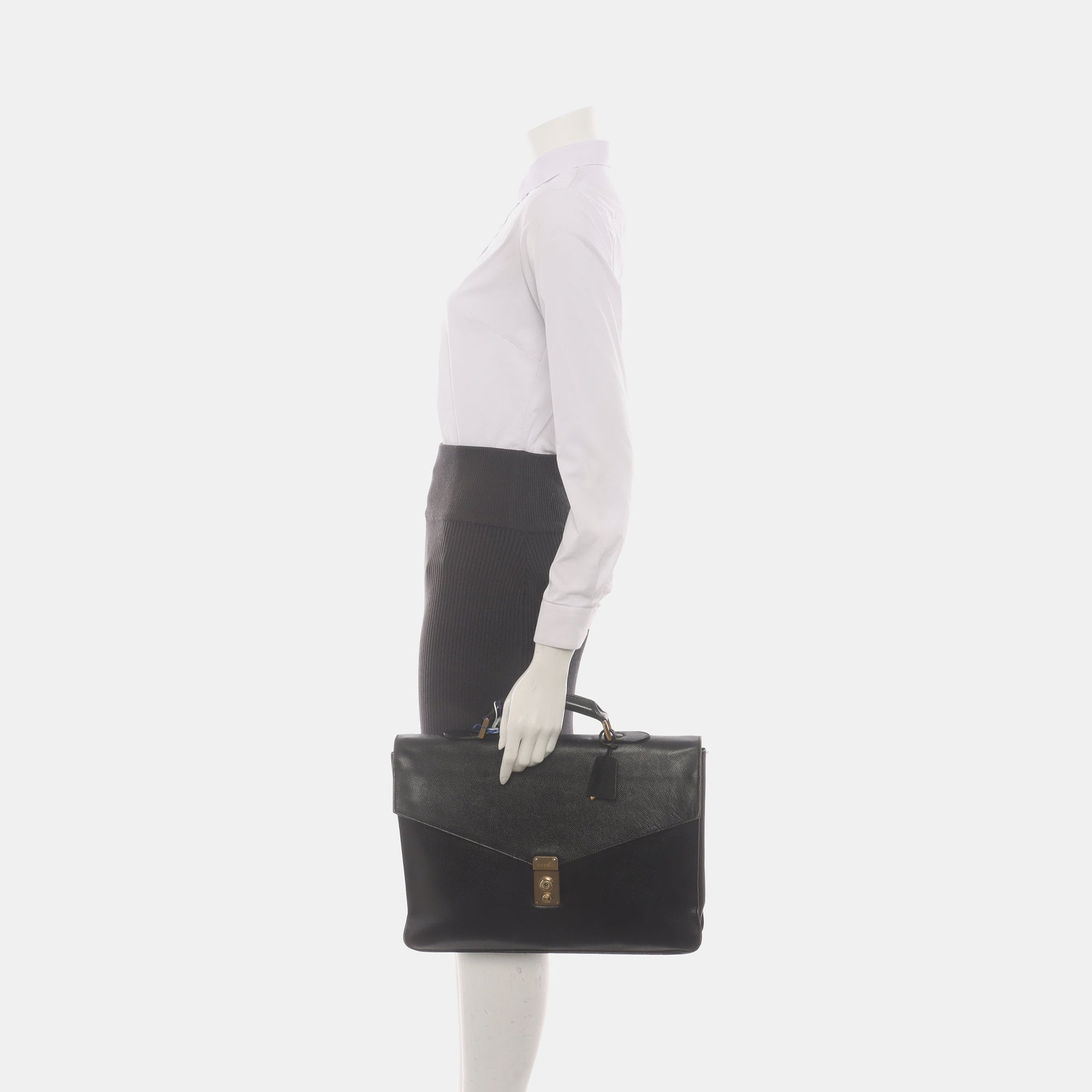 Grained Calfskin Black