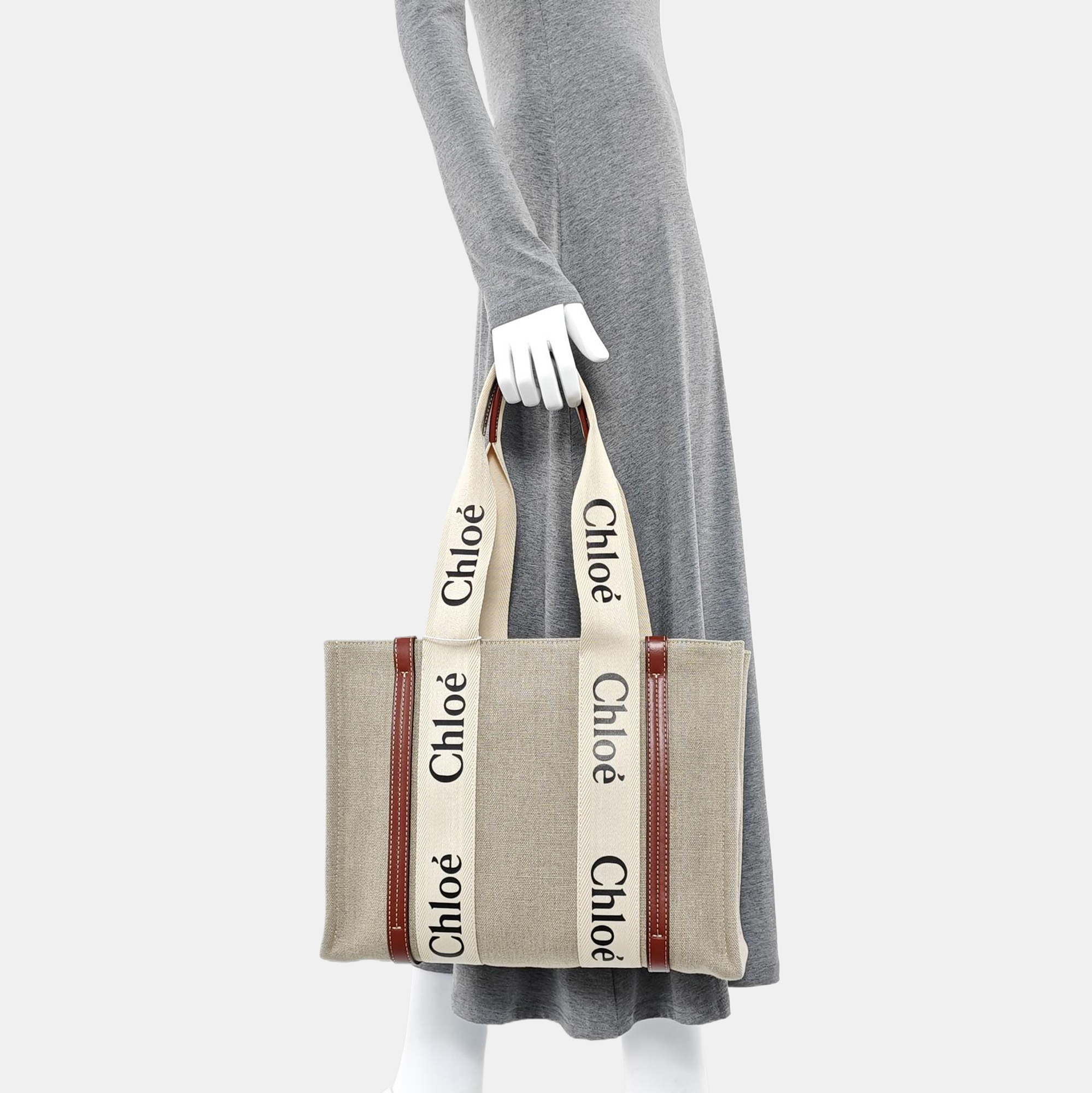 Woody Medium Canvas Beige